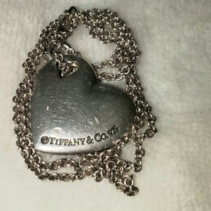 Tiffany&Co Double Heart Silver 925 PendantNecklace